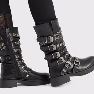 Killstar blood grunge boots US size 11 NEW goth grunge bikerchic